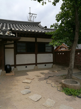 韩国传统房屋庭院