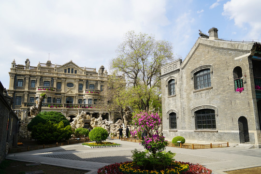 沈阳大帅府的大青楼和小青楼建筑