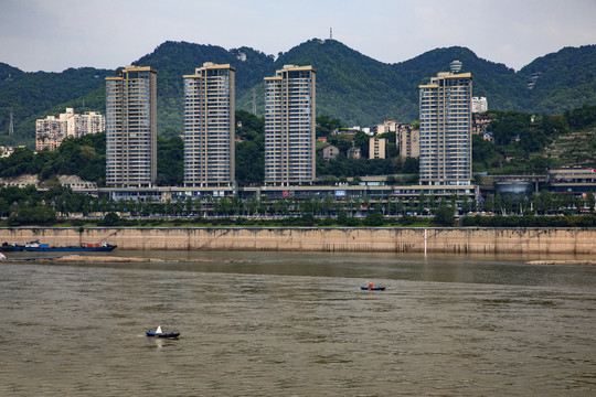 重庆南滨路建筑景观