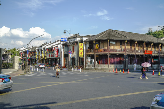 杭州老街街景