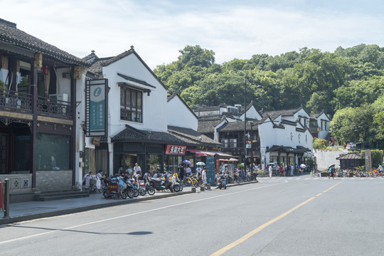 杭州老街街景