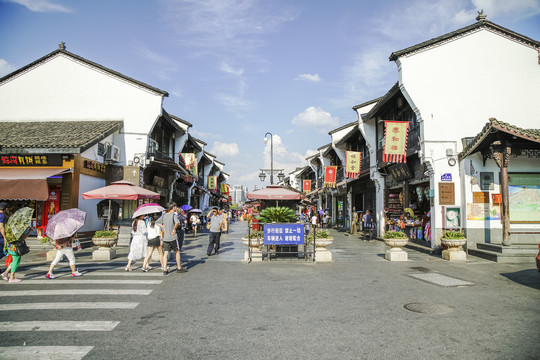 杭州老街街景
