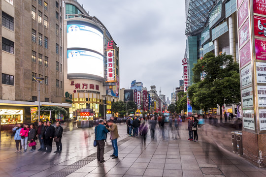 上海南京路步行街