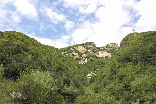青山蓝天