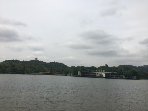广州麓湖公园景观