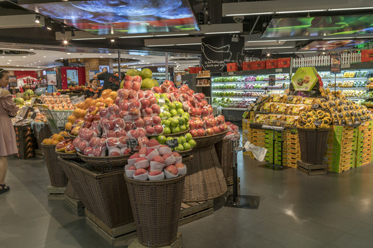 大型超市果蔬卖场