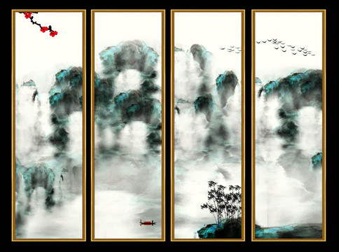 国画山水