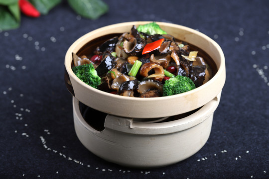 红腰豆扣海参