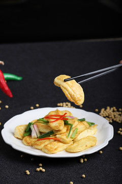 香煎车田乡下豆腐