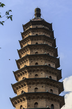 中国山西太原永祚寺风光