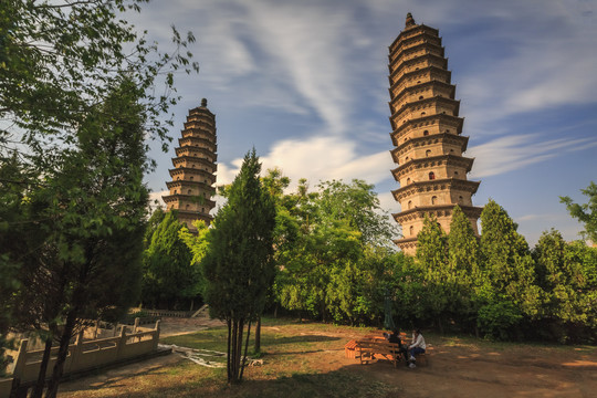 中国山西太原永祚寺风光