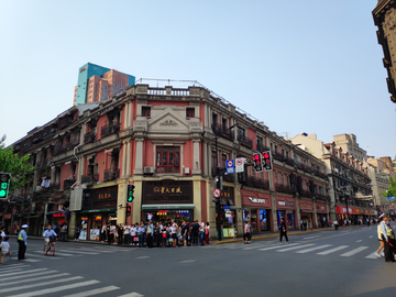 上海南京路步行街街景