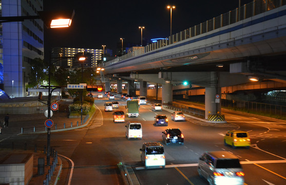 日本公路夜景