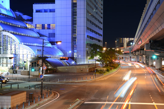 日本公路夜景