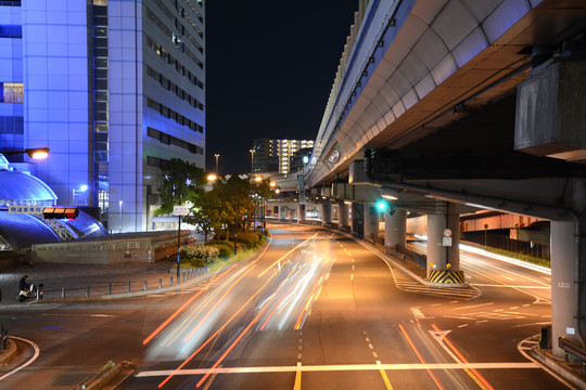 日本公路夜景