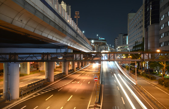 日本公路夜景