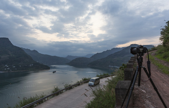 向家坝库区金沙江风光