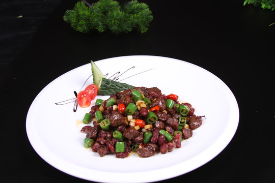 美味雪花牛肉粒