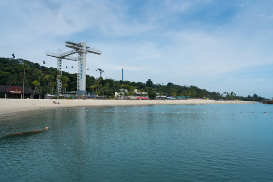 新加坡圣淘沙西乐索海滩