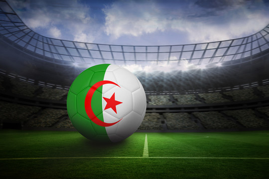 阿尔及利亚足球在大型足球场上