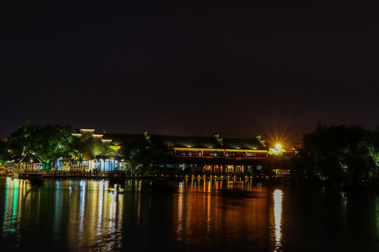 乌镇古镇夜景