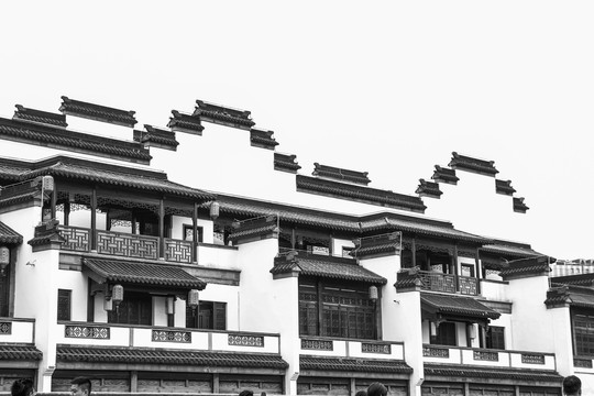 老南京黑白建筑老照片