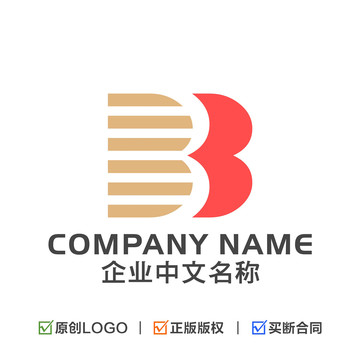 字母B标志