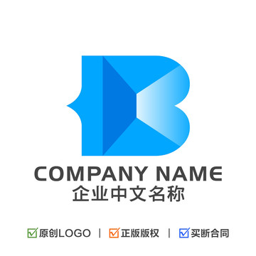 字母B标志