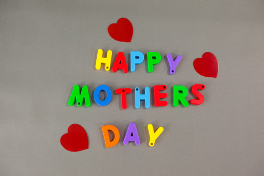 母亲节快乐的字母表
