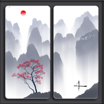 国画山水