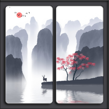 山水画