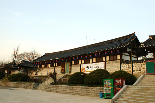 韩国南民俗村建筑