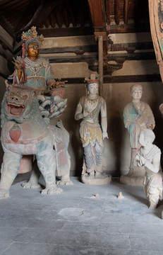 五台山南禅寺雕塑