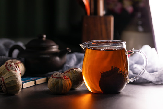 小青柑普洱茶