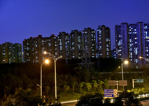 城市建筑夜景