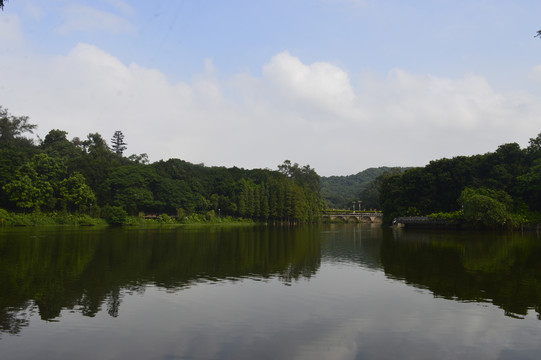 广州越秀麓湖公园