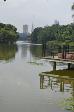 麓湖公园人工水库