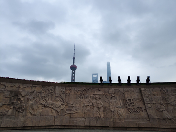 上海人们英雄纪念碑浮雕