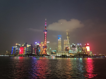 上海陆家嘴夜景