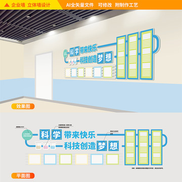 实验室科学文化立体墙