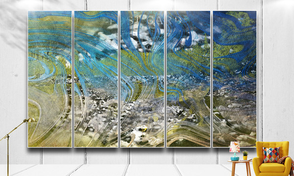 抽象油画