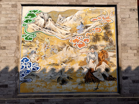 西安湘子庙壁画