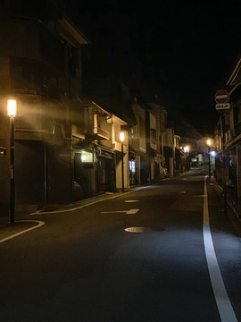 城市夜景街道