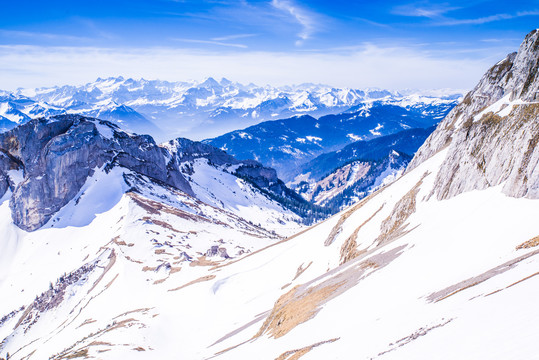 阿尔卑斯雪山