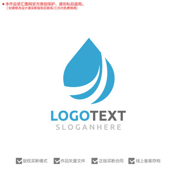 水滴标志logo