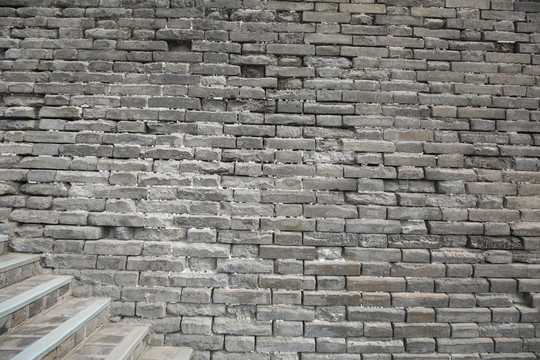 城墙灰砖墙