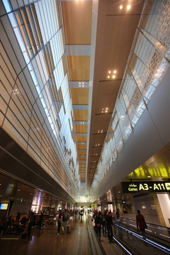 卡塔尔多哈国际机场室内建筑