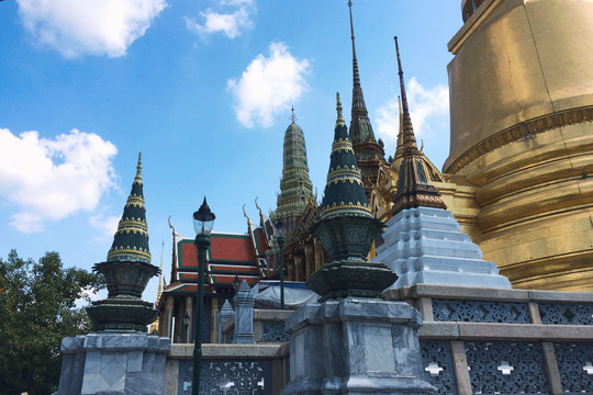 东南亚旅游泰国曼谷船游大皇宫