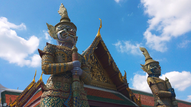 东南亚旅游泰国曼谷船游大皇宫
