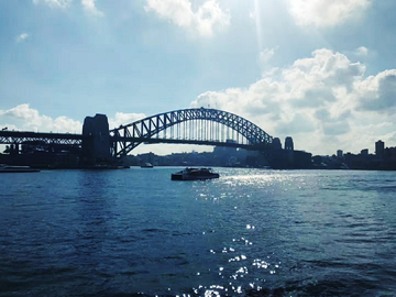 阳光下的悉尼海港大桥